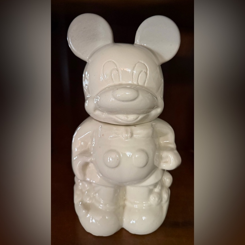Disney 1947 Vintage Turnabout 2 Sided Mickey & Minnie Mouse Cookie Jar - Picture 2 of 7
